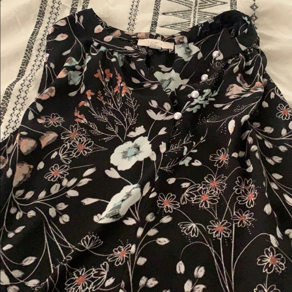 Loft floral top